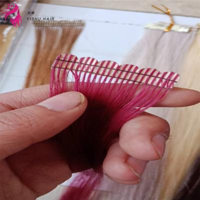 China 100% Natural European Wave Hair Tape In Invisible Hair Extension Tape Hair Extension In USA/Canada for sale