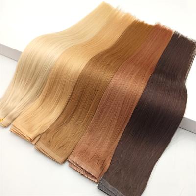 China product easy use and use new high quality 100% virgin remy hair quickly finish a head 100% virgin remy most physics tape invisible hair extensions for sale