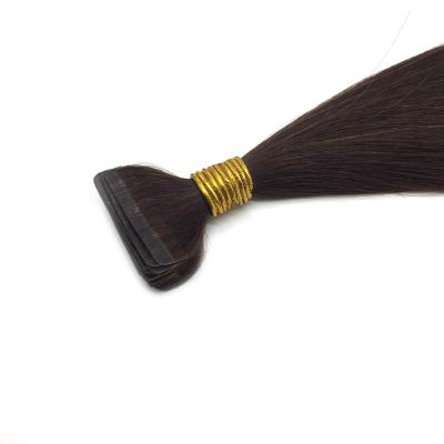 China Fashion Silky Straight Remy Human Hair 100% Natural Black Color Tape Hair Extension From China for sale