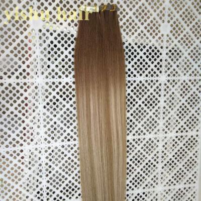 China Hair System #1001 Silky Straight Wave Tape Straight Hair For Tape-in ​​Hair Extensions for sale