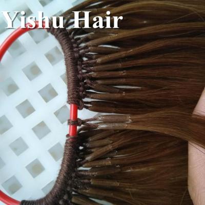 China Real 100% Italy Keratin Virgin Hair Honey Blonde Pre-Bonded Hair Silky Straight Wave Cuticle Extensions for sale