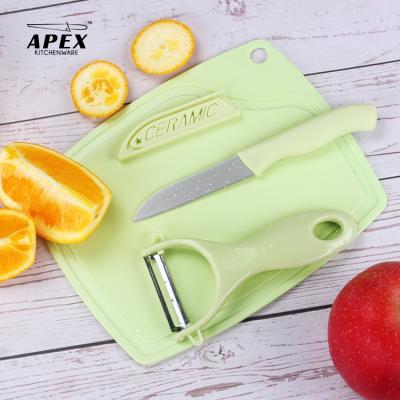 China 3-Pack Viable Knife Peeler Cutting Vegetable Tool Kit Straw Kitchen Utensil Accessories Chopper Wheat Fruit For Baby Student for sale