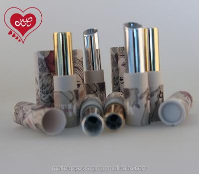 China Free sample custom lipstick tube packaging handmade design empty glitter lipstick tube container/high quality lipstick case wholesale for sale