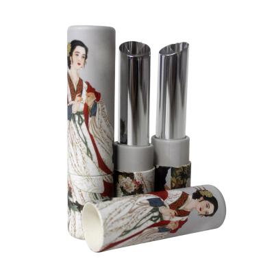 China Waterproof Custom Makeup Paper Packaging Tube For Lip Balm for sale