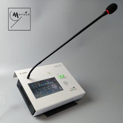 China Audio Over IP Zone Paging Microphone For EVAC, Intercom&Announce System IP_DARS for sale