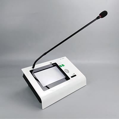 China Gooseneck Microphone MERLAUD IP Microphone MIP_DARS With Touch Screen for sale