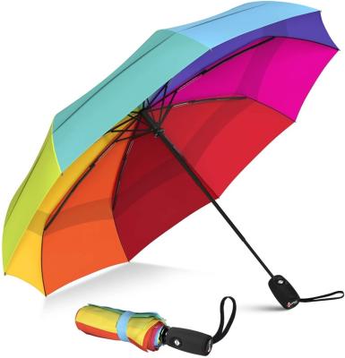 China Automatic Rainbow Bump Cloth Umbrella Sunshade Sunshade Lady Umbrella Gift Umbrella for sale