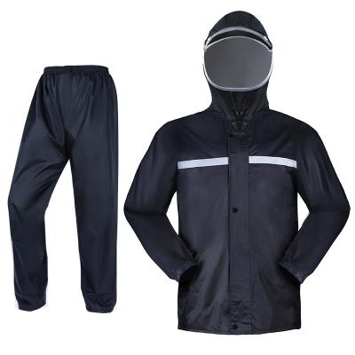 Cina Split type raincoat set adult raincoat rain pants Storm resistant reflective raincoat custom LOGO poncho in vendita