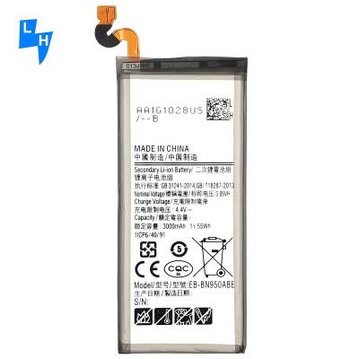 China Mobile Phone A-grade Polymer Battery for samsung Note8 EB-BN950ABE 3000mAh rechargeable batteries for sale