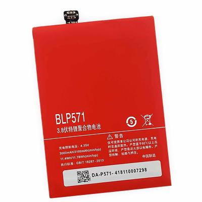 China 3100mAh BLP571 OnePlus mobile phone a mobile phone battery for 1+1 battery for sale