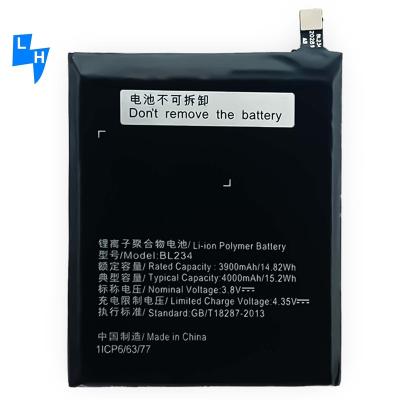 China Mobile Phone Battery For Lenovo A5000 P70T Vibe P1m Battery P1MA40/P90 BL234 4000mAh for sale