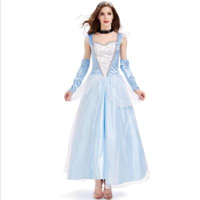 China Women Adult Anime Dresses Princess Polyester Lace Princess Cosplay TV Dress and Movie Costume Sets for sale