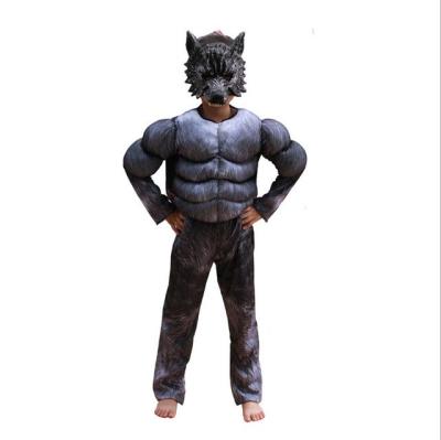 China Party Animal Wolf Cosplay Polyester Anime Costumes Halloween Kids Costume Carnival Costumes and Mask for sale