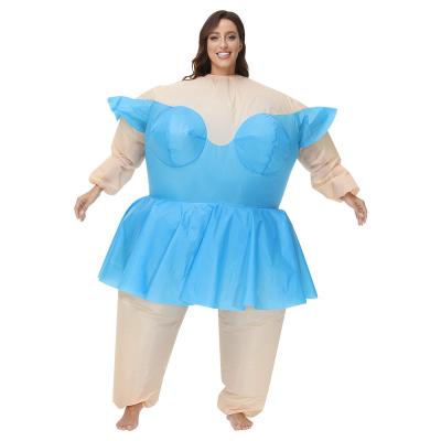 China Adult Inflatable Polyester Costumes Ballet Dance Costume Jumpsuit For Women MQ0289-B for sale