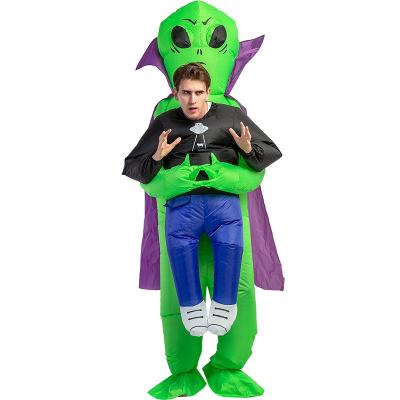 China Polyester adult inflatable costume alien cosplay anime TV and movie costumes men jumpsuit set MQ0604-B for sale