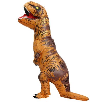 China 0.45mm PVC Tarpaulin Children and Adult Inflatable Dinosaur Costume Cartoon Cosplay Costumes for sale