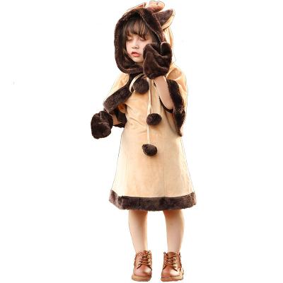 China Children's Christmas Dresses Santa Claus Clothes Christmas Costume Children's Dresses TV And Film MQ0789 for sale