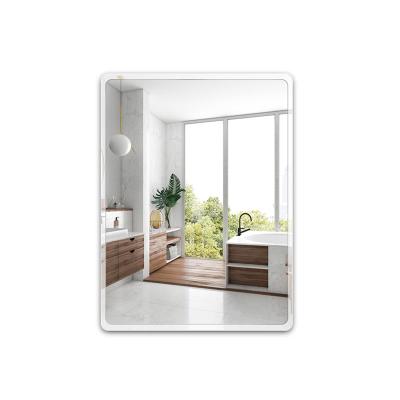 China Fashion Minimalist Design Frameless Mirror Wall Mounted Modern Rounded Decorative Mirror for sale