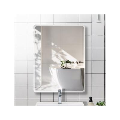 China Factory Price Environmental Minimalist Round Rectangle HD Wall Hanging Mirror In Bathroom for sale