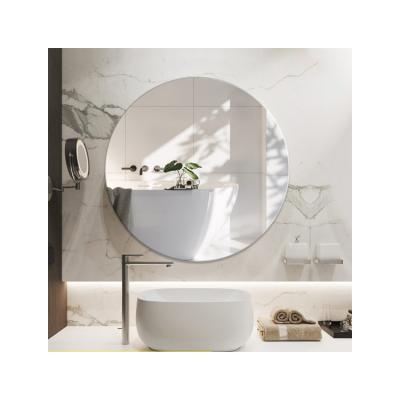 China Wholesale Minimalist Oval Shape Bathroom Vanity Mirror Frameless Dressing Mirror for sale