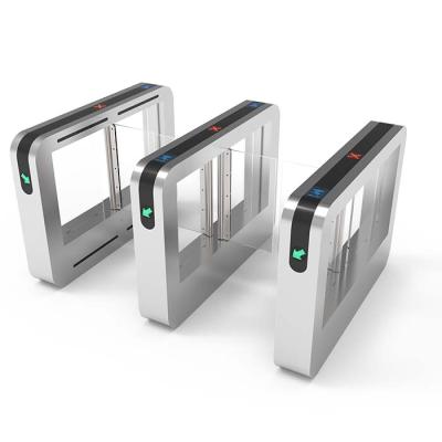 China Gate SUS304 Waterproof Face Recognition High Speed ​​Logistic Entrance 304SUS Fast Swing Turnstile for sale