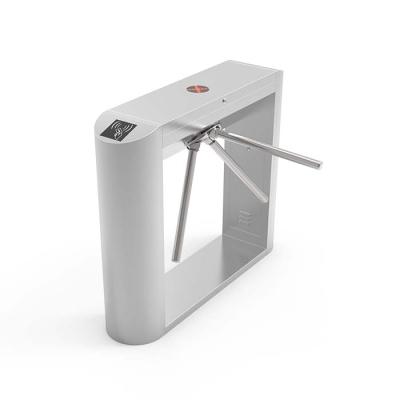 China Outdoor Security Inspection and Card Access Turnstile TCP/IP Fingerprint Scanner Gate Tripod Turnstile for sale