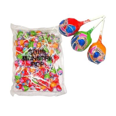 China 28gr Natural Fruity Flavor Big Sour Lollipops Pop for sale