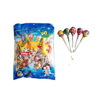 China Large Full Size Packing Assorted Lollipop Fruity Plant for sale