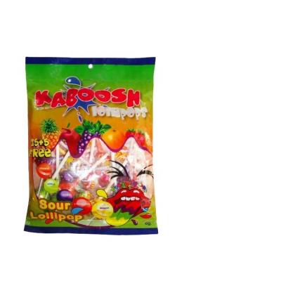 China Natural Sour Lollipop Candy for sale