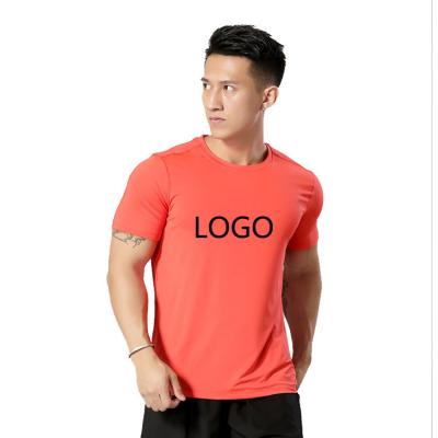 China Low MOQ Wholesale Customized Anti-Wrinkle Workout Apparel Fitted Fitness Quick Dry Men's Gym Compression T-Shirt for sale