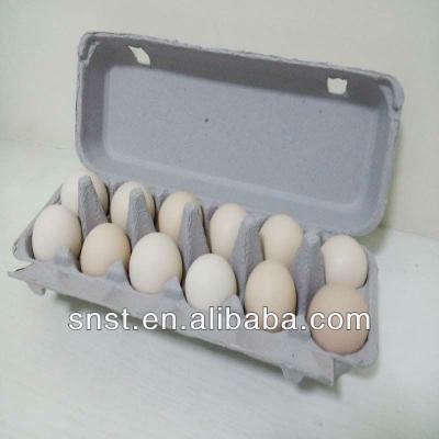 China Recycled Materials Pulp 12 Egg Kraft Paper Boxes for sale