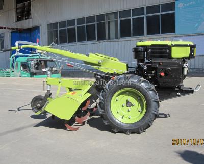 China Farm Tractor 7HP Walking Tractor With Rotary Tiller for sale