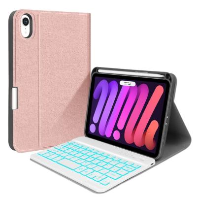 China 2021 High Quality Shockproof Most Popular Luxury Shockproof Flip Skin Feeling Keyboard Tablet Case Cover iPad mini 6 8.3 inch for sale