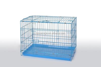 China Sustainable Folding Dog Cage 76.5X47X55cm for sale