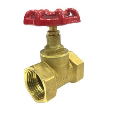 China General Favorable Price Female Threaded Brass Stop Gate Valve for sale