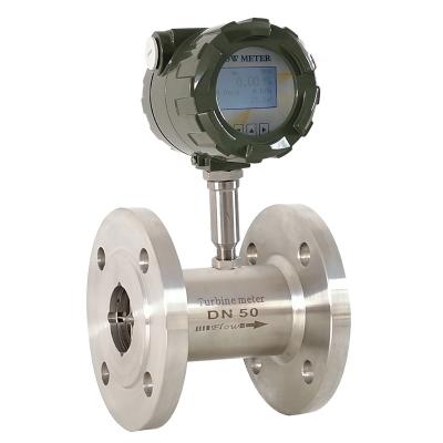 China Factory Price General Sale LCD Display High Accuracy Liquid Digital Turbine Water Flow Meter for sale