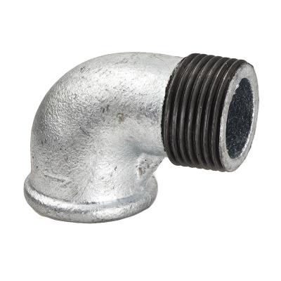 China Promotional Gas / Oil / Water Galvanized 90 Degree Elbow Male Female Threaded Weld Connector Pipe Fittings for sale