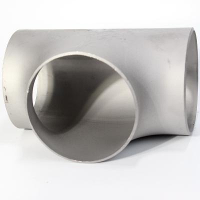 China New 304 Stainless Steel Tee Reducer Tube Pipe Fittings Welded Pipes And 304 Stainless Steel Pipe Fittings for sale