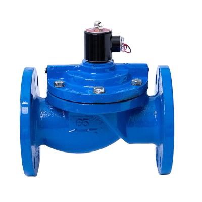 China Reasonable Price General Recommended Durable Cast Iron Flange Solenoid Valve For Water for sale