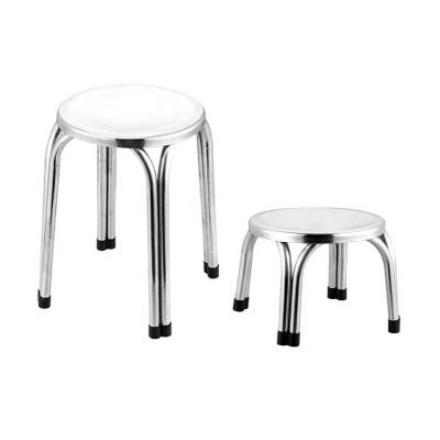 China Thickened and Durable Stainless Steel Cooling Round Dinner Chair for sale