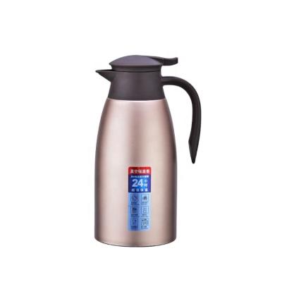 China PORTABLE 2.0L Insulated 304 Stainless Steel With Dust Cover Coffee Bottle Vacuum Kettle for sale