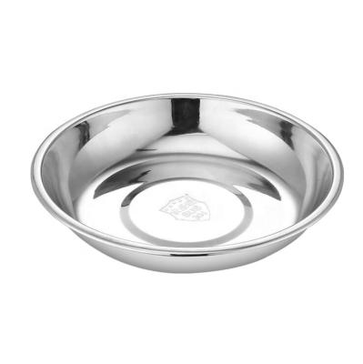 China Sustainable Food Grade 304 Stainless Steel Kimchi Deeping Soy Sauce Dish for sale