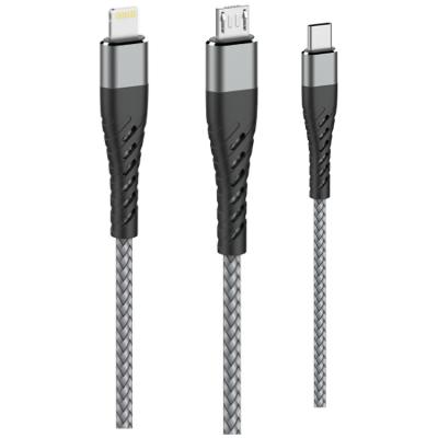 China Flexible Mobile Phone PVC Nylon Braided Copper Wire USB Charging Cable Charging Cable Data Line for sale