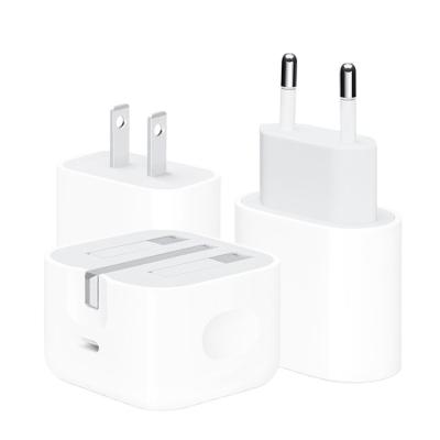 China Hot-selling EU USA UK Phone Charger 20W Palladium Charger Quick Charging QC 3.0 Smart Type-C UK 3 Pin Travel Charger Mobile Phone Apple with Cable for sale