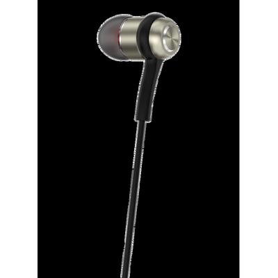 China Handsfree Metal Subwoofer 3.5mm In-Ear Headset Stereo Headphones With MIC Headset for sale