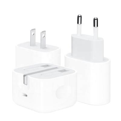 China Mobile Phone 2022 new arrival top quality mobile charger adapter PD 20w quick charger EU US UK plug potable wall charger for sale