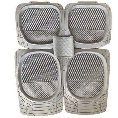 China Factory Hot Selling Sports 5 Pieces PVC Heavy Duty Rubber Car Floor Mats for sale