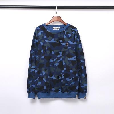 China Anti-Wrinkle Wholesale Bape Monkey Men's Hape Sweatshirt Casual 3d Digital Print Camouflage Fashion Sweater Pullover Sweater for sale