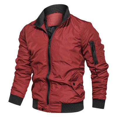 China Monki Hooded Bomber Jacket Mens Womens Softshell Red Ditch Jacket Men Casual QUICK DRY Jacket Red for sale