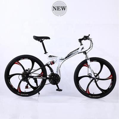 China New carbon steel 2022 fashion color model mountain bike/MTB bicycle high quality steel or alloy frame with full suspension for sale